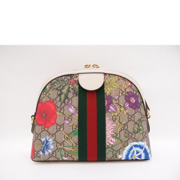 38858 2 Gucci Ophidia GG Supreme Small Shoulder Bag Floral