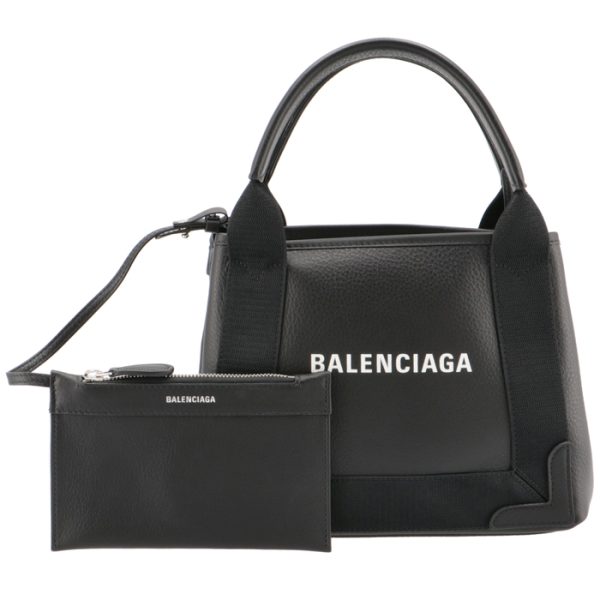 390346d6wxn 1 Balenciaga Navy Hippo Tote Bag