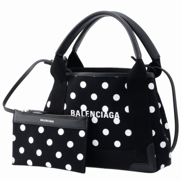 390346k9h8n1090 1 Balenciaga Navy Hippo Tote Bag Black