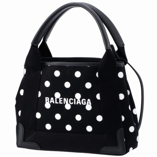 390346k9h8n1090 6 Balenciaga Navy Hippo Tote Bag Black