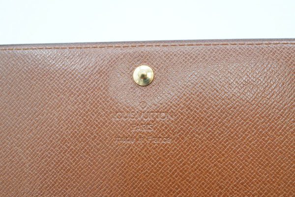 39095 7618k 10 Louis Vuitton Portefeuille Tresor Wallet M61736 Leather Brown