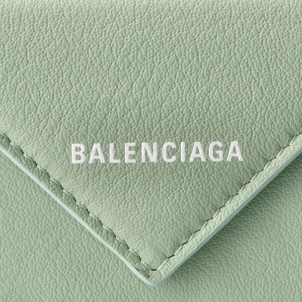 39144618d3n3906 3 Balenciaga Papier Wallet Light Green