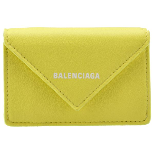 39144618d3n7495 1 Balenciaga Papier Wallet Yellow