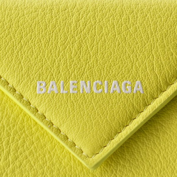 39144618d3n7495 3 Balenciaga Papier Wallet Yellow