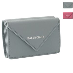 391446dlq0n BALENCIAGA Wallet Trifold Mini Wallet Paper PAPIER