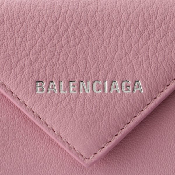 391446dlq0n5616 3 Balenciaga Papier Wallet Pink