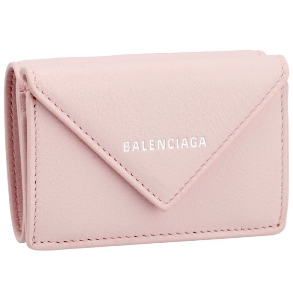 391446dlq0n5901 Balenciaga Papier Wallet Pink