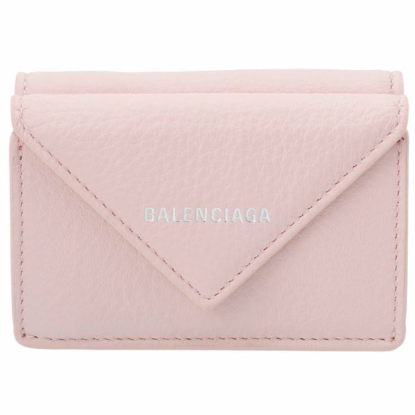 391446dlq0n5901 1 Balenciaga Papier Wallet Pink