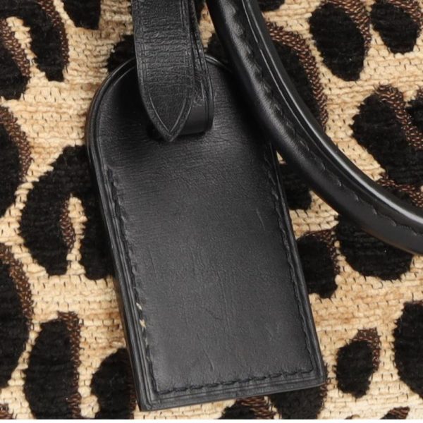 39147 7 Louis Vuitton Leopard Baby Handbag Stephen Sprouse Brown