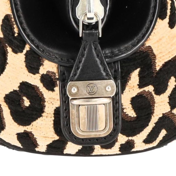 39147 9 Louis Vuitton Leopard Baby Handbag Stephen Sprouse Brown