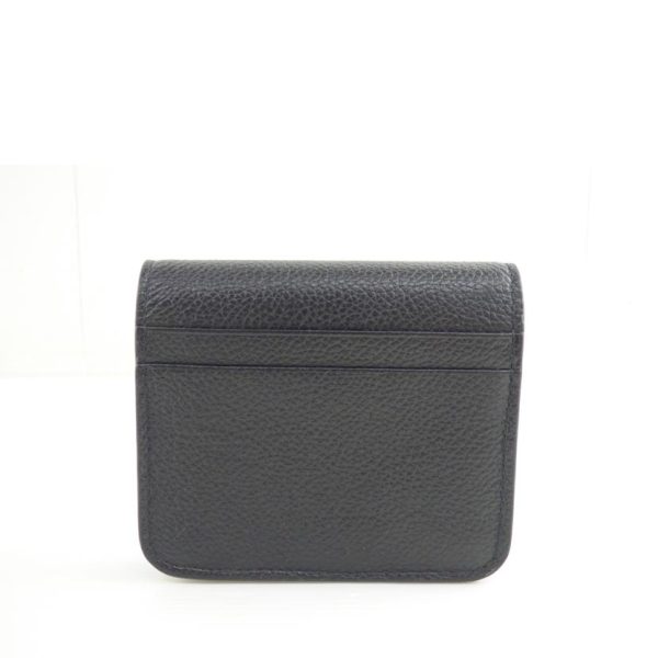 39159 2 Balenciaga Fold Wallet Bag Black