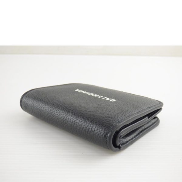 39159 3 Balenciaga Fold Wallet Bag Black