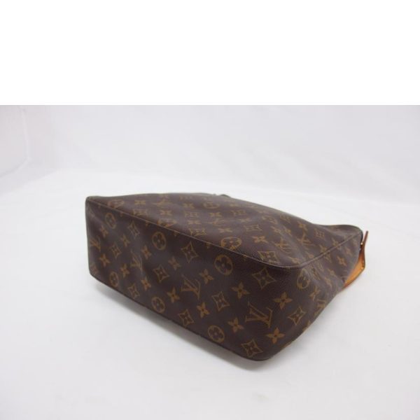 39192 3 Louis Vuitton Looping GM Monogram Handbag Brown