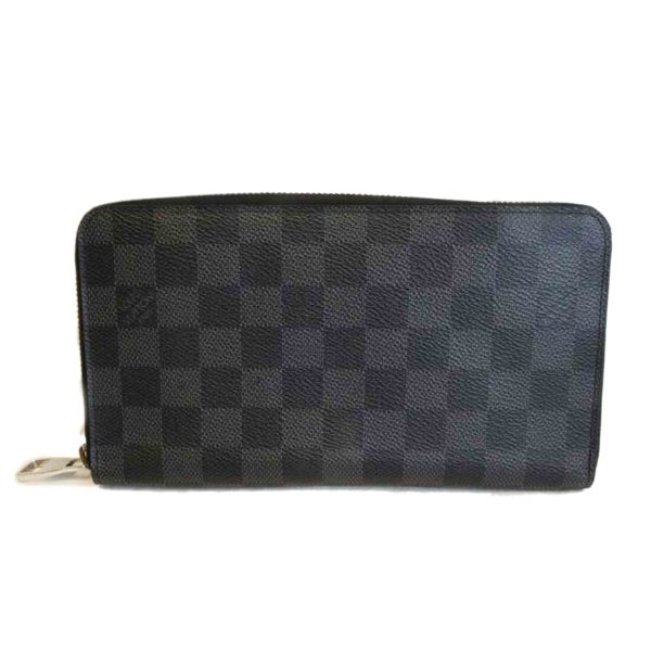 39202 1 Louis Vuitton Zippy Organizer Damier Graphite Wallet