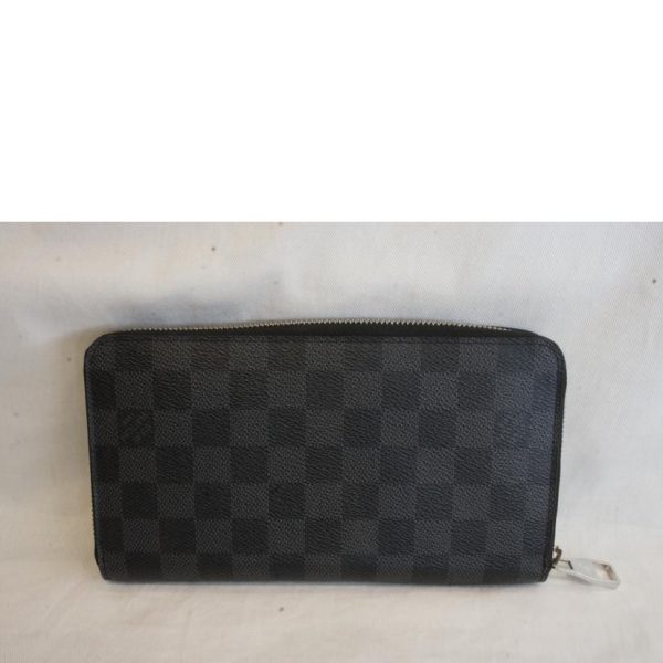 39202 2 Louis Vuitton Zippy Organizer Damier Graphite Wallet