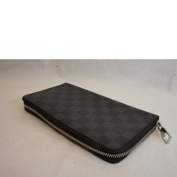 39202 3 Louis Vuitton Zippy Organizer Damier Graphite Wallet