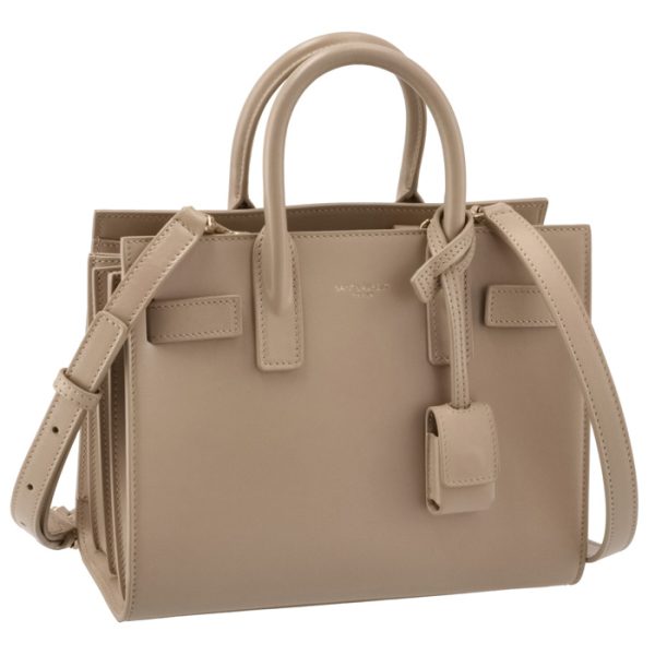 39203502g9w2721 Saint Laurent Paris Handbag Sacked Jour Nano Shoulder Bag Beige