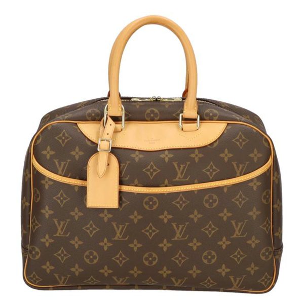 39219 1 Louis Vuitton Bowling Vanity Monogram Handbag Brown