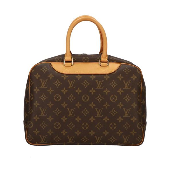 39219 2 Louis Vuitton Bowling Vanity Monogram Handbag Brown