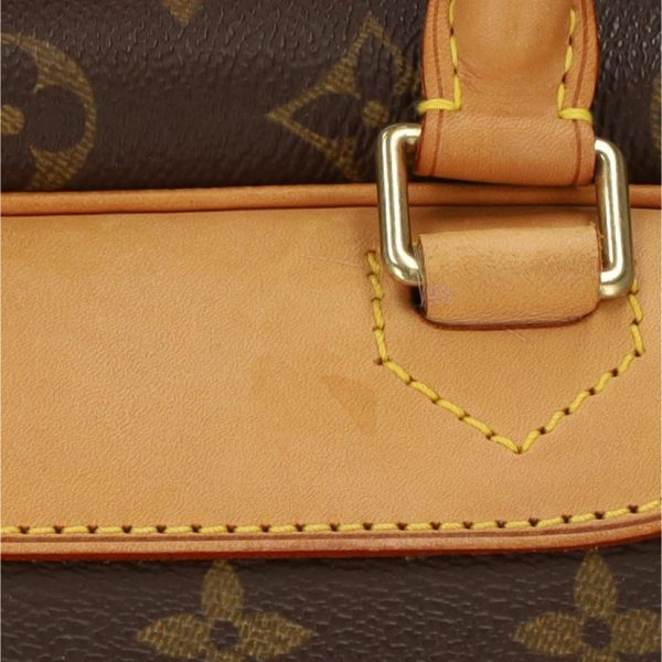 39219 7 Louis Vuitton Bowling Vanity Monogram Handbag Brown