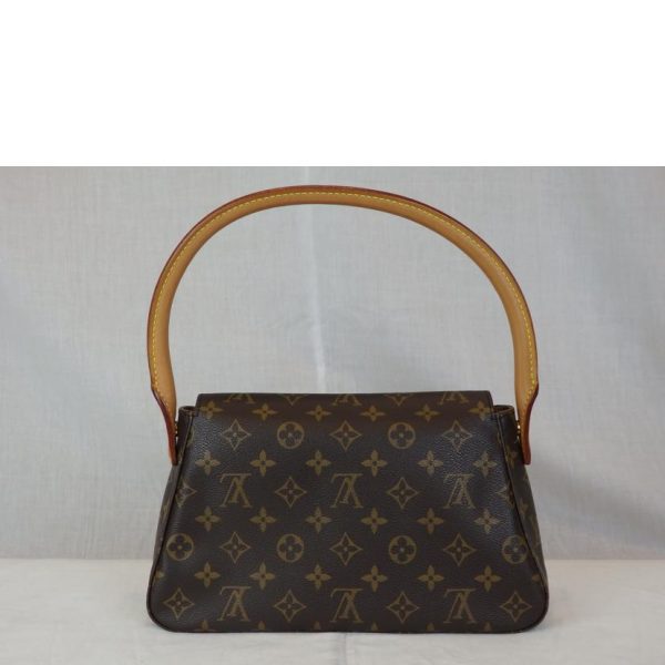 39257 2 Louis Vuitton Mini Looping Monogram Shoulder Bag Brown