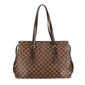 39301 1 Louis Vuitton Monogram Popincourt Handbag Brown