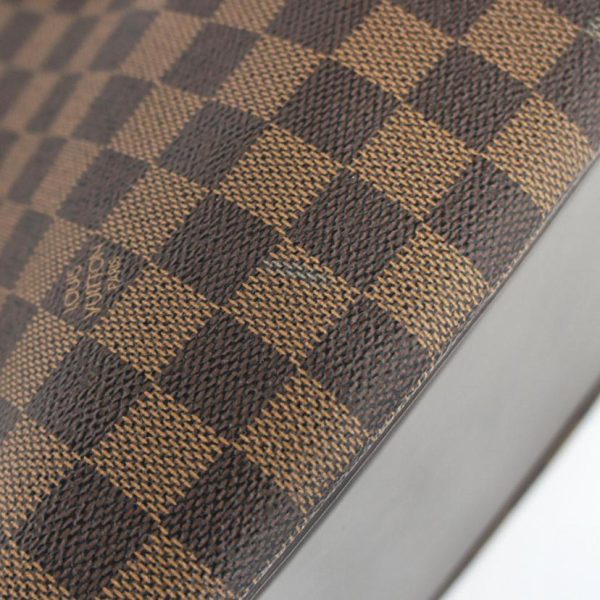 39301 10 Louis Vuitton Chelsea Damier Handbag Ebene Brown