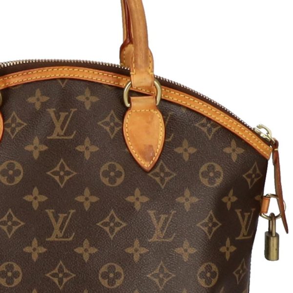 39311 6 Louis Vuitton Lockit Tote Bag Monogram Brown