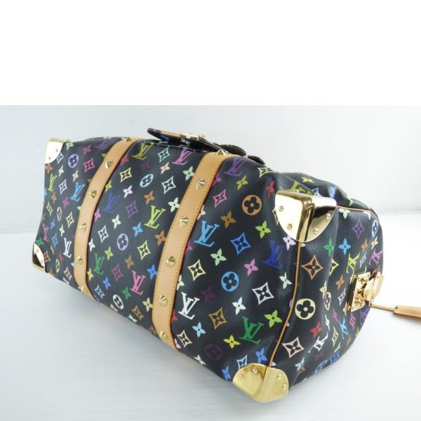 39317 3 Louis Vuitton Keepall 45 Multicolor Noir Takashi Murakami