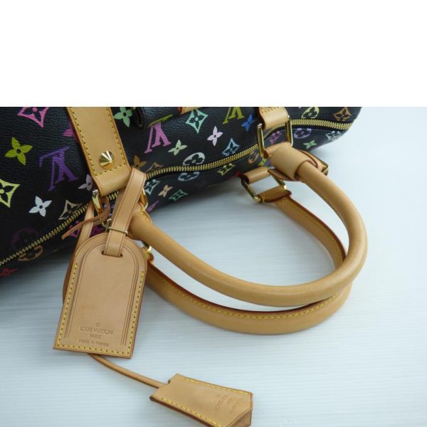 39317 4 Louis Vuitton Keepall 45 Multicolor Noir Takashi Murakami