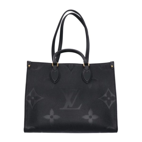 39406 2 Louis Vuitton On the Go MM Monogram Empreinte Bag Noir