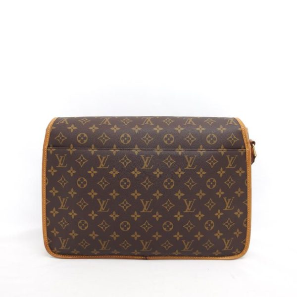 39437 2 Louis Vuitton Givessiére GM Monogram Handbag Brown