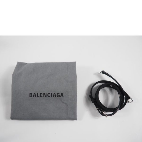 39466 6 Balenciaga 2 Way Tote Bag XS Black