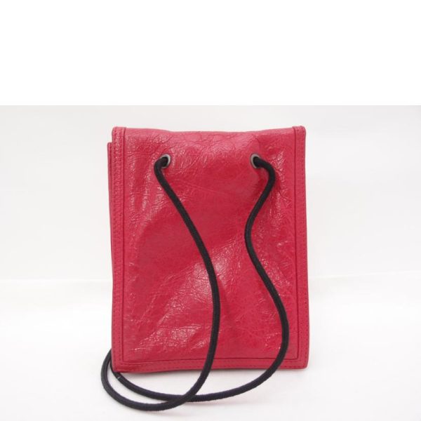 39493 2 Balenciaga Explorer Nylon Pouch Red