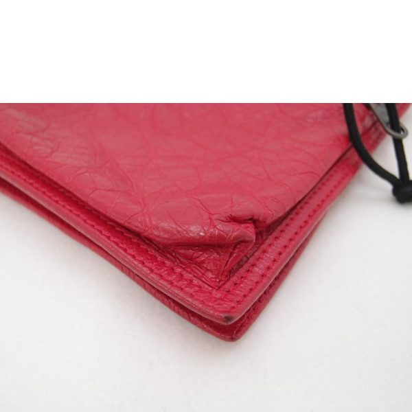 39493 3 Balenciaga Explorer Nylon Pouch Red