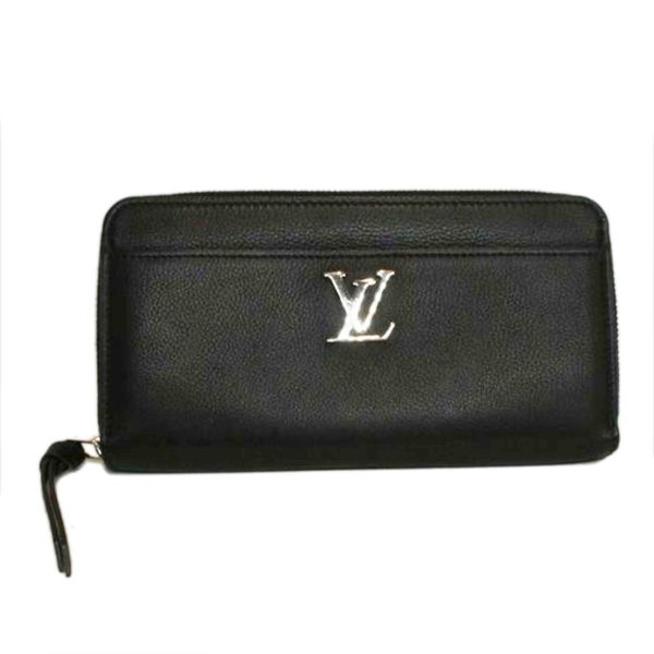 39499 1 Louis Vuitton Zippy Lock Me Wallet Noir