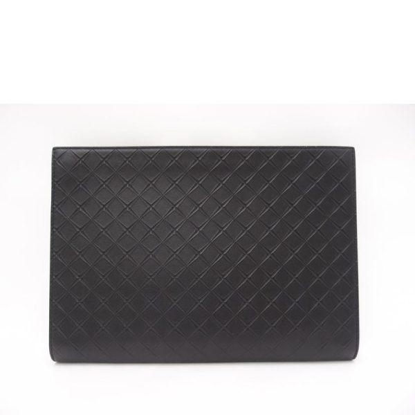 39517 2 Bottega Veneta Scorpito Document Case Shoulder Bag Black