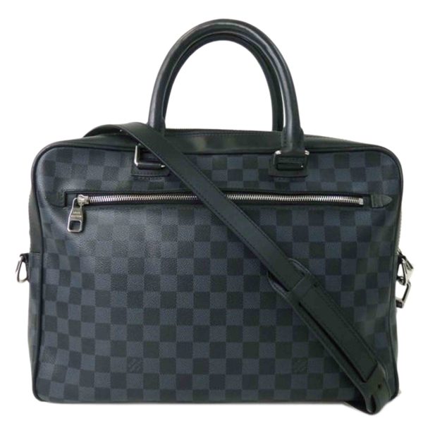 39530 1 Louis Vuitton Porte Documan Business Bag PDB Damier Cobalt