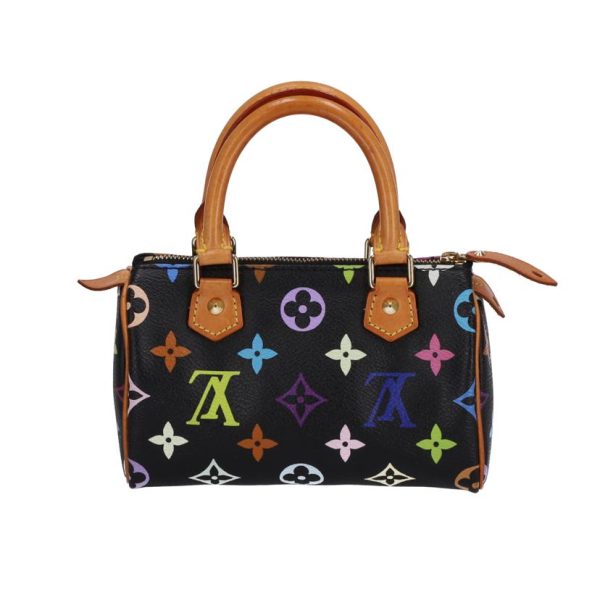 39531 2 Louis Vuitton Mini Speedy Bag Multicolor Noir