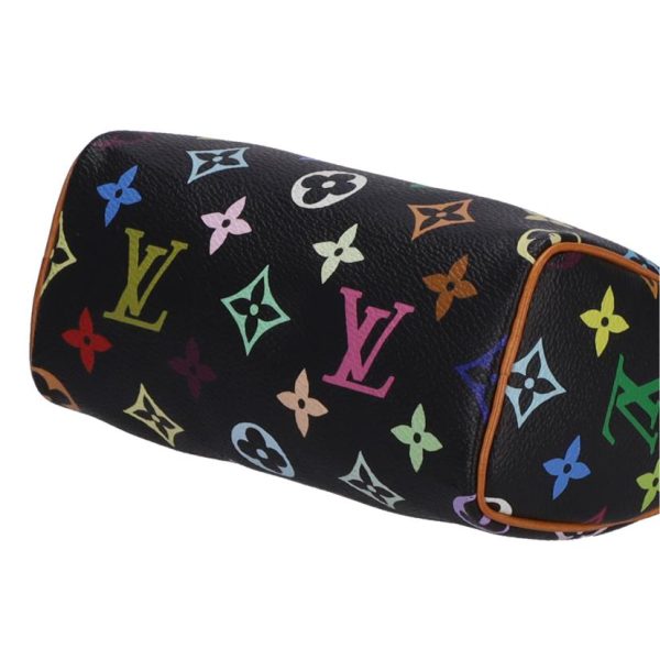 39531 3 Louis Vuitton Mini Speedy Bag Multicolor Noir