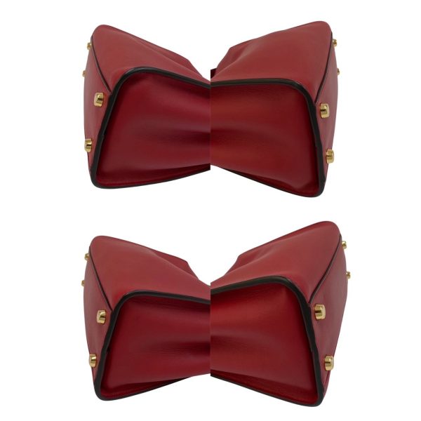 395e963410 8 Fendi Peekaboo Leather 2way Mini Shoulder Bag Red