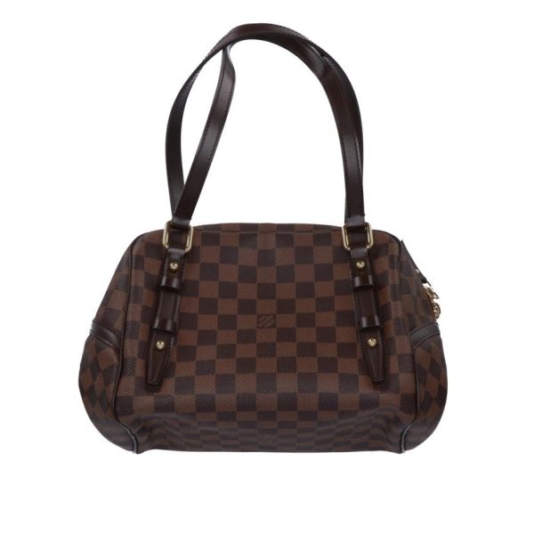 39632 2 Louis Vuitton Rivington PM Bag Damier Ebene Brown