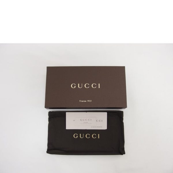 39772 7 Gucci Micro Guccisima Bifold Long Wallet Metallic Pink