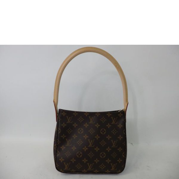 39894 2 Louis Vuitton Looping MM Monogram Shoulder Bag Brown