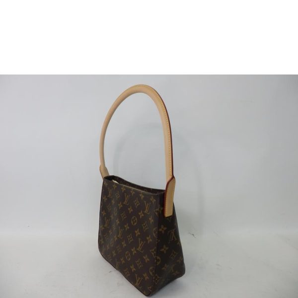 39894 3 Louis Vuitton Looping MM Monogram Shoulder Bag Brown