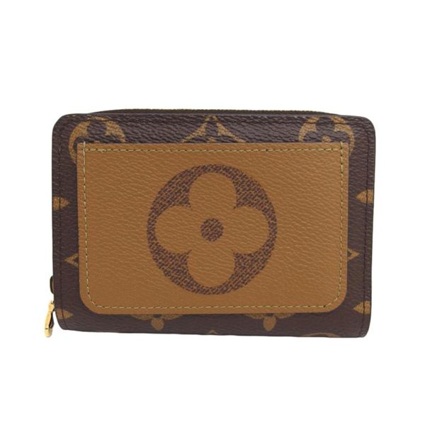 39949 1 Louis Vuitton Portefeuille Roux Monogram Reverse Wallet Brown