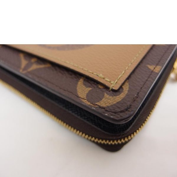 39949 10 Louis Vuitton Portefeuille Roux Monogram Reverse Wallet Brown