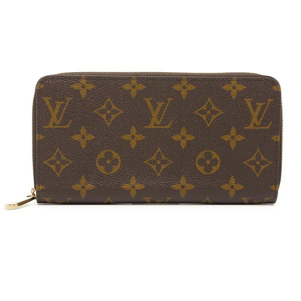 3sh0315 1 Louis Vuitton LV Zippy Wallet M41895 Monogram Long Wallet