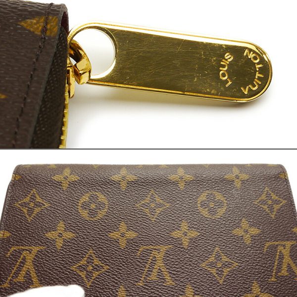 3sh0315 3 Louis Vuitton LV Zippy Wallet M41895 Monogram Long Wallet