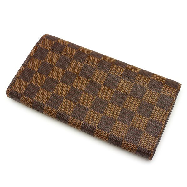 3sh0592 2 Louis Vuitton Portefeuille Sarah N60114 Damier Rose Ballerine wallet